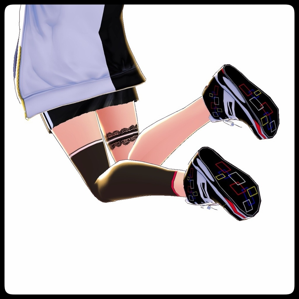 VRoid用テクスチャ【プリズムスニーカー】