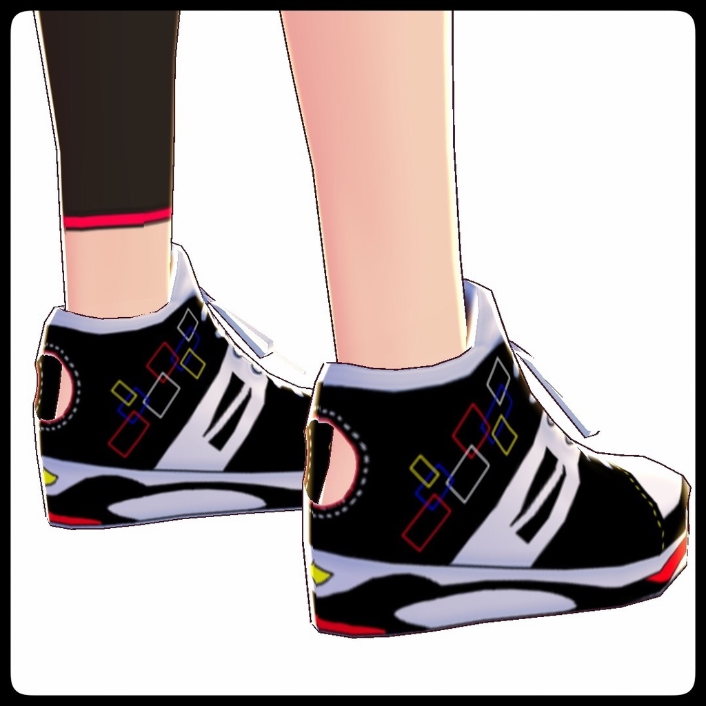 VRoid用テクスチャ【プリズムスニーカー】