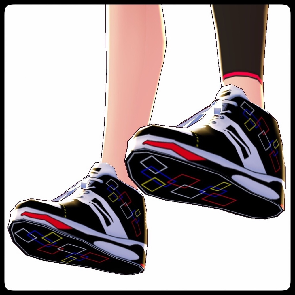 VRoid用テクスチャ【プリズムスニーカー】