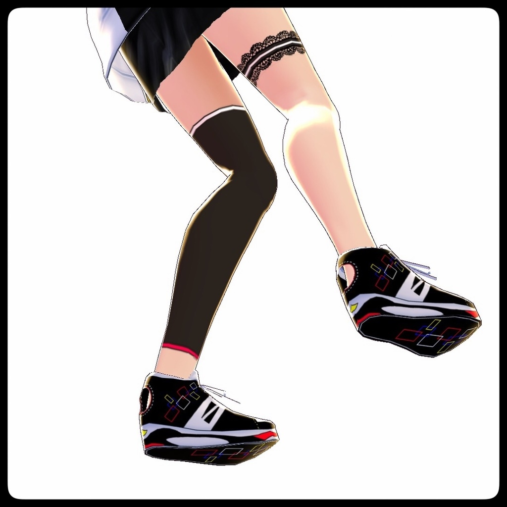 VRoid用テクスチャ【プリズムスニーカー】