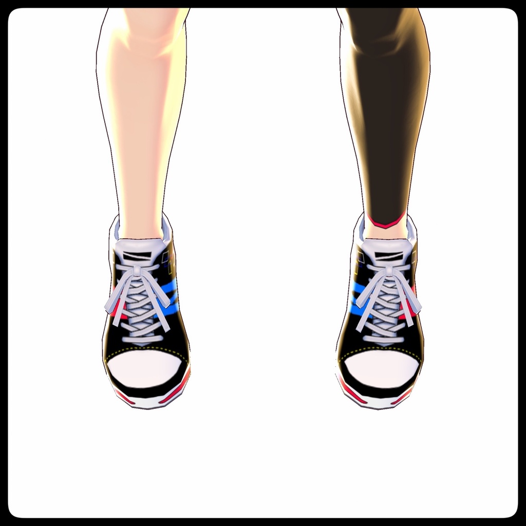 VRoid用テクスチャ【プリズムスニーカーMC】(マルチカラー)