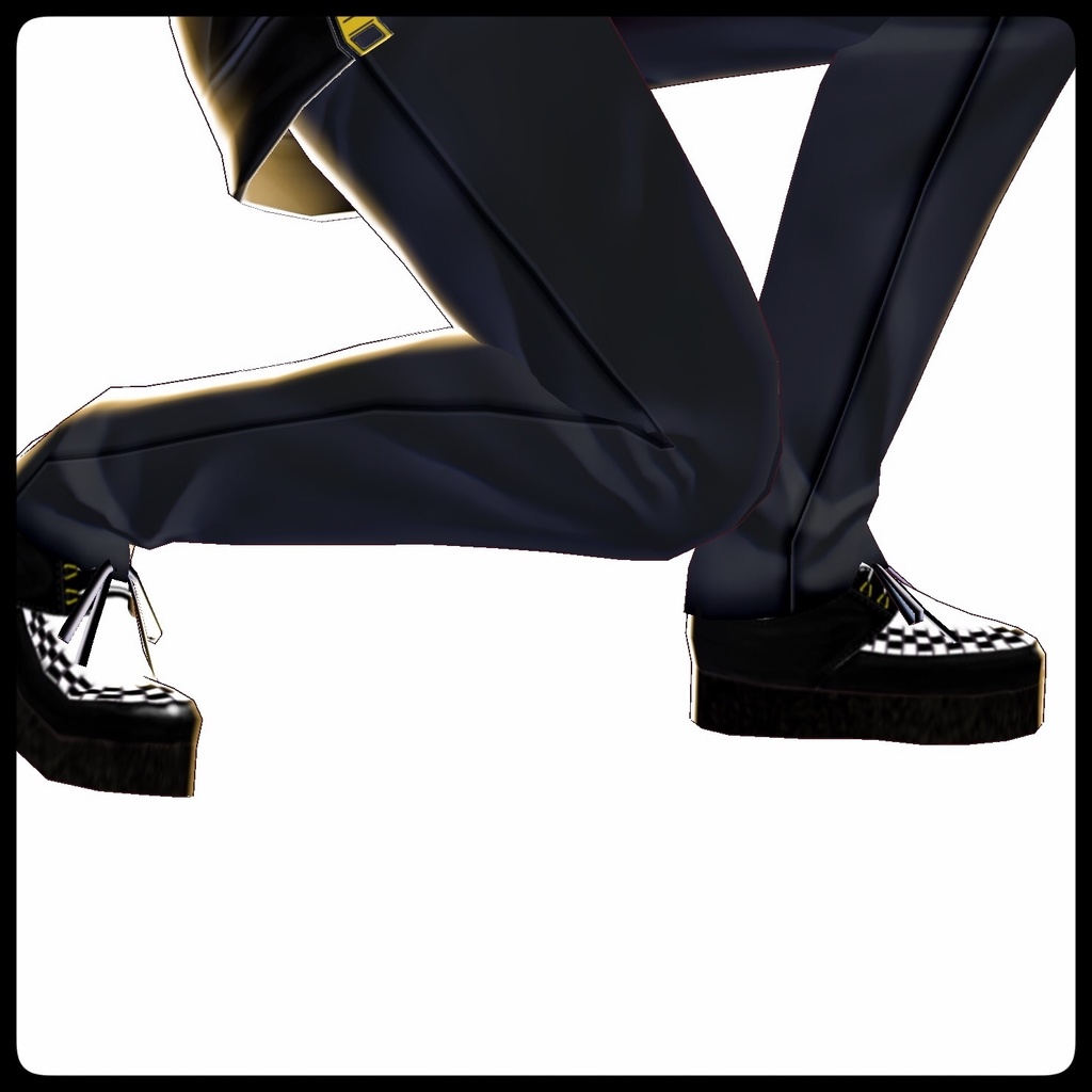 VRoid用テクスチャ【ラバーソール】男女兼用