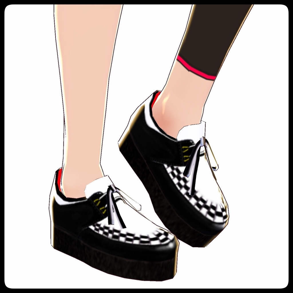 VRoid用テクスチャ【ラバーソール】男女兼用