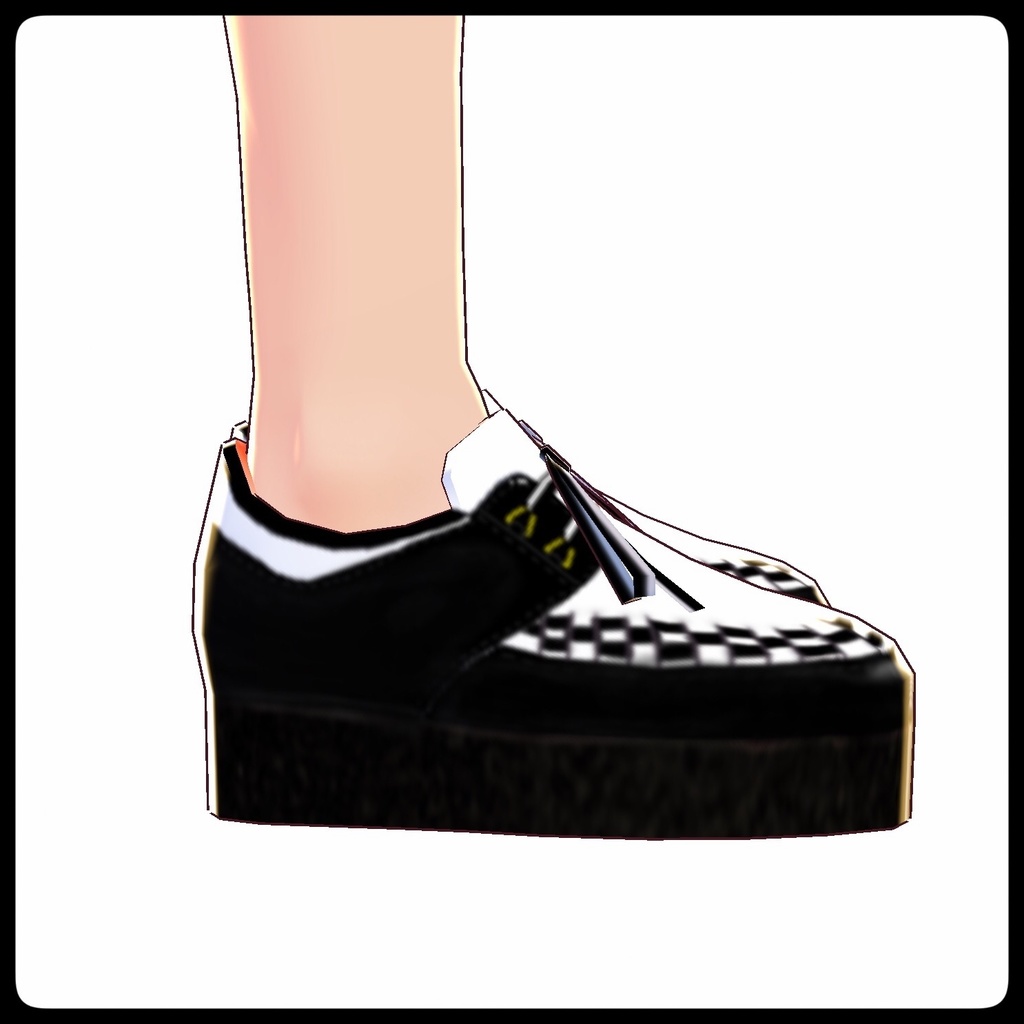 VRoid用テクスチャ【ラバーソール】男女兼用