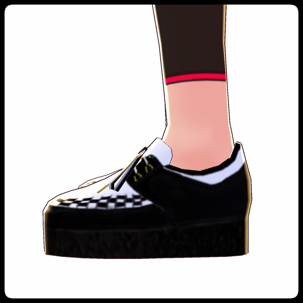 VRoid用テクスチャ【ラバーソール】男女兼用