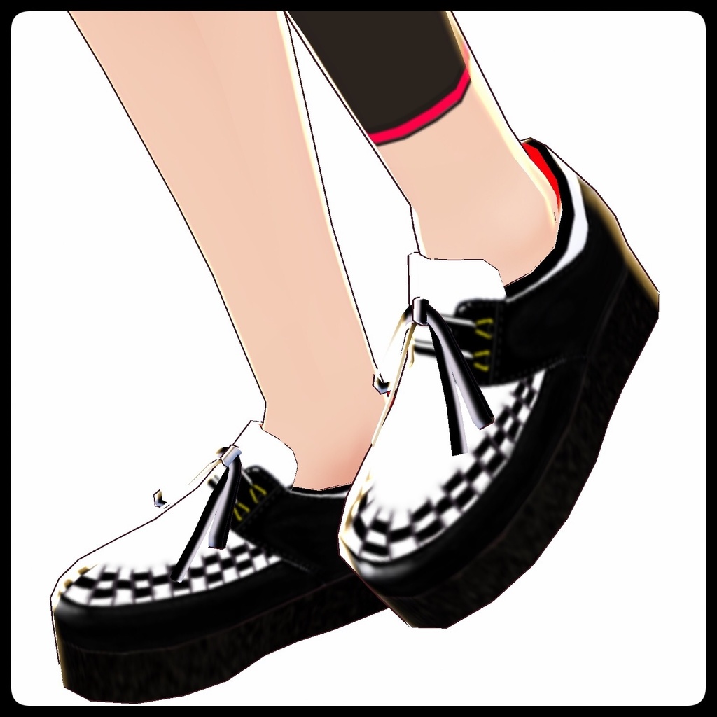 VRoid用テクスチャ【ラバーソール】男女兼用