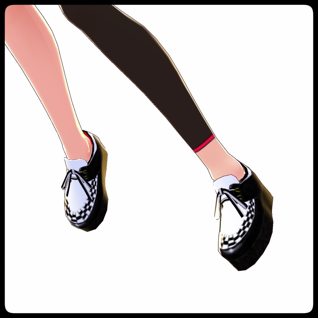 VRoid用テクスチャ【ラバーソール】男女兼用