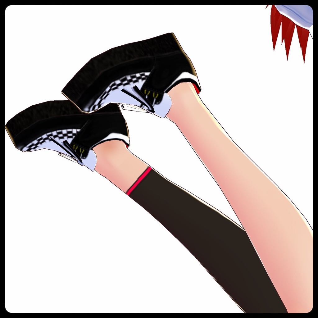 VRoid用テクスチャ【ラバーソール】男女兼用