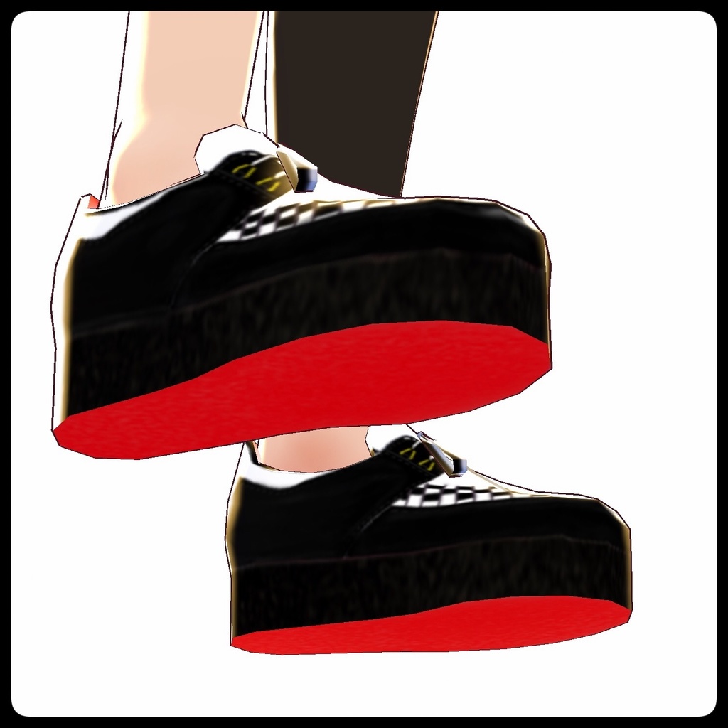 VRoid用テクスチャ【ラバーソール】男女兼用