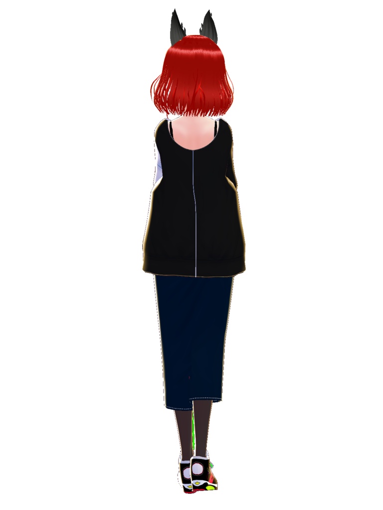 VRoid用テクスチャ【ZIPツートンプルオーバー】set