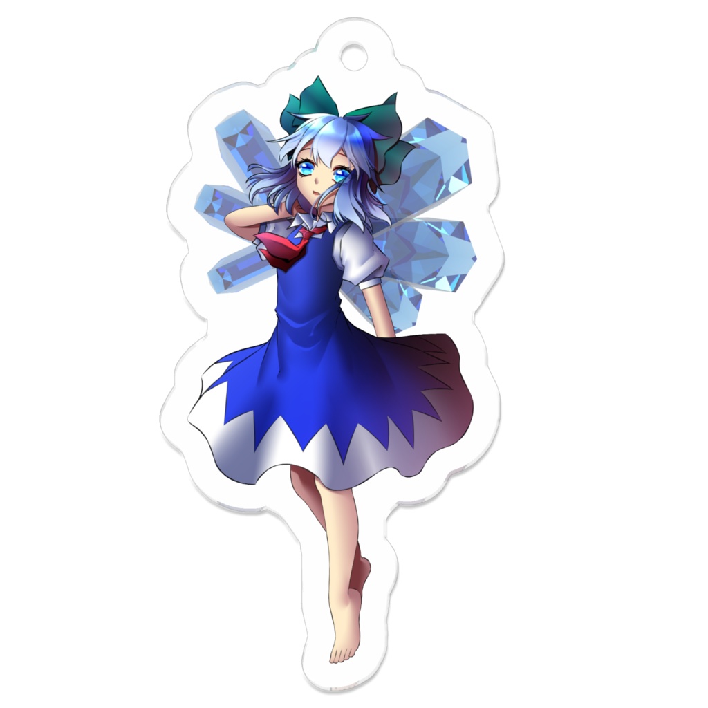 【東方Project】チルノ アクリルキーホルダー