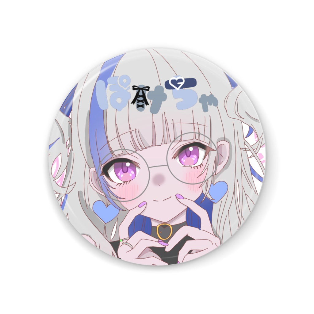 ぽけちゃイラスト　缶ミラー