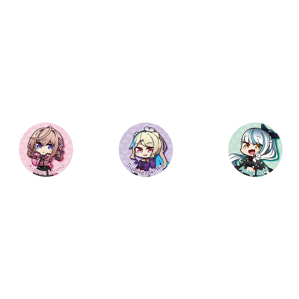 【ぼいそーれ新メンバー】キャラクター缶バッジ