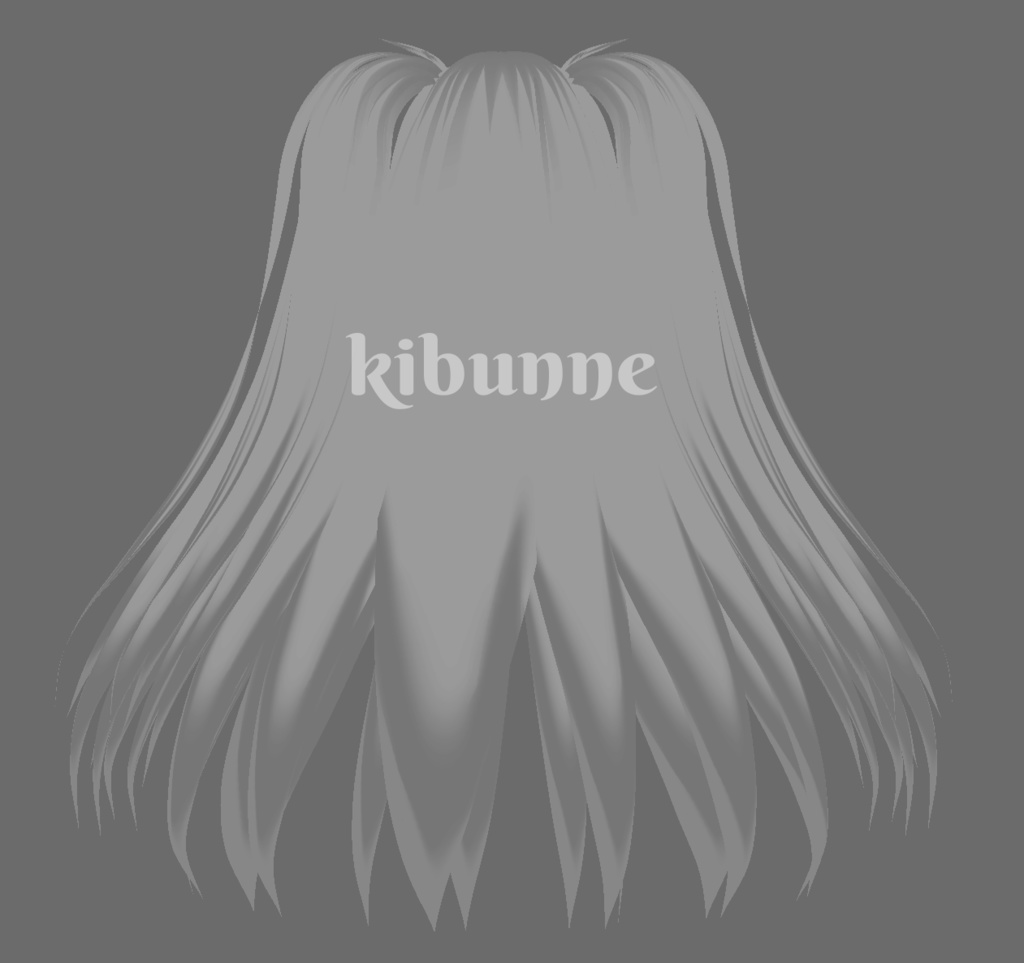 {vroid stable release v1.0} long hair with pigtails preset