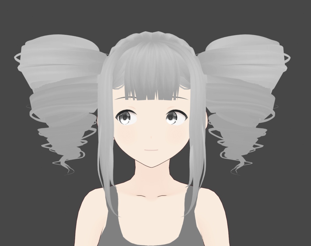 {vroid stable} drill hair preset
