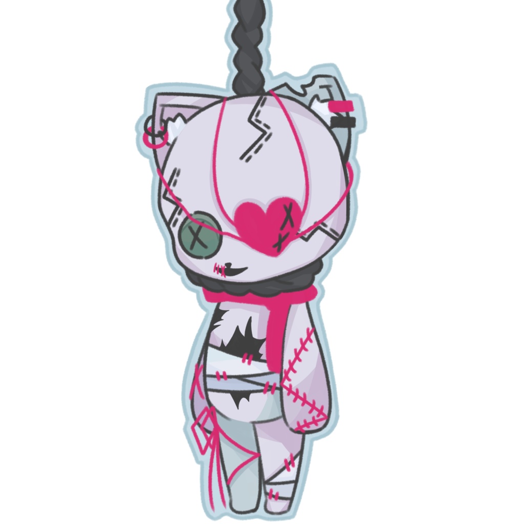 ナノのアクリルキーホルダー