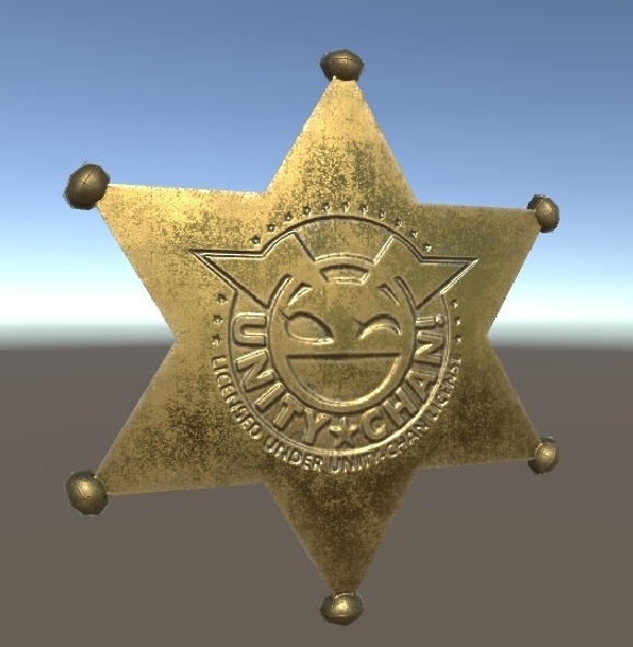unityChanBadge(Unityちゃんバッジ)