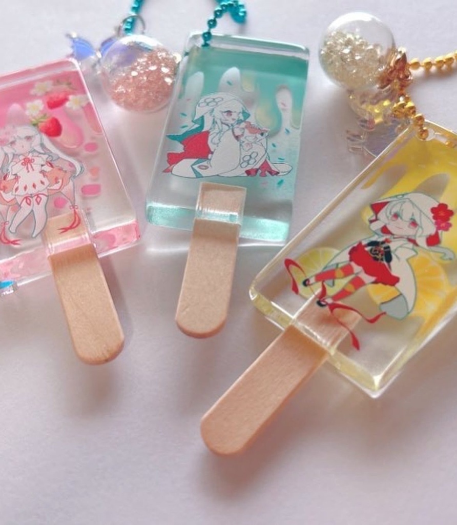 fancy popsicle アクリルキーホルダー