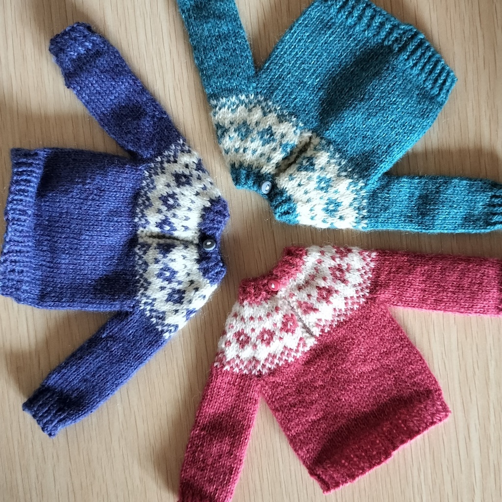 六分の一男子図鑑ナインサイズ(29cm)ノルディックセーター