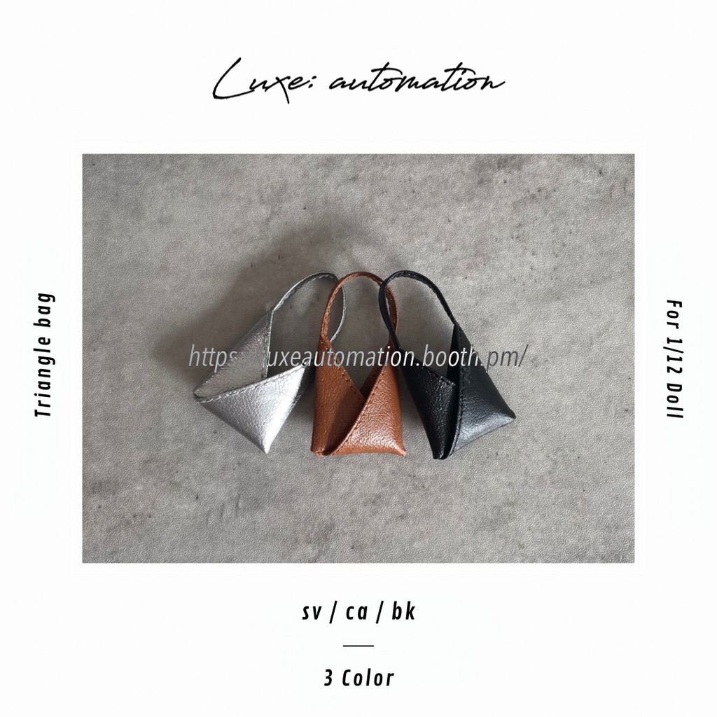 ［ 1/12 ］Triangle bag - ドール用 トライアングルバッグ