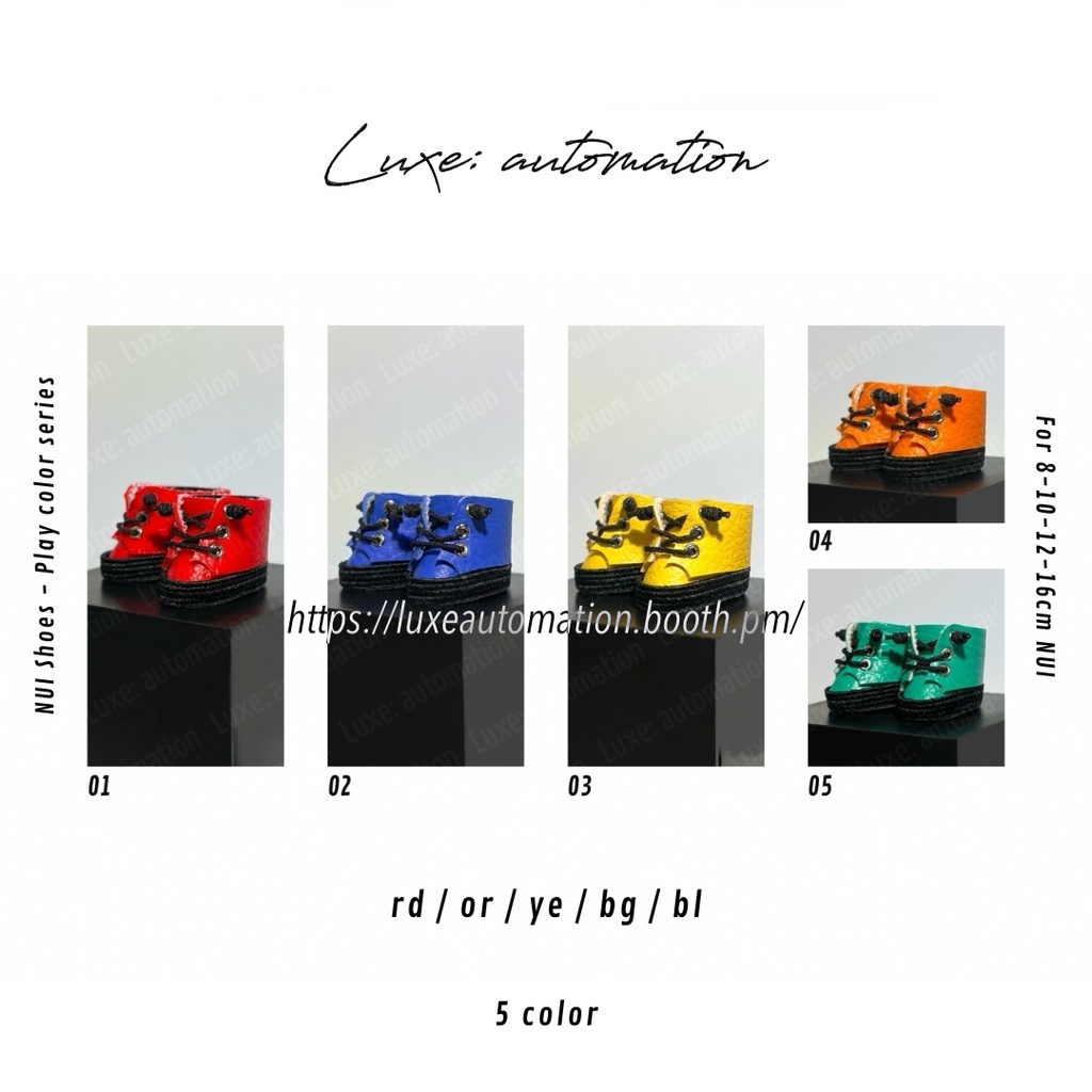 ［ 3 Size ］ぬい靴 _Play color