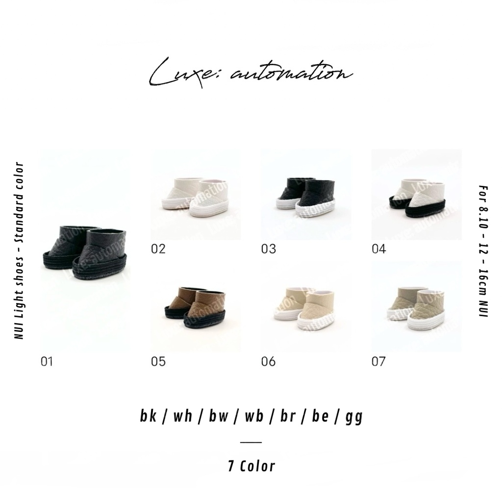 ［ 3 Size ］ぬい靴 Lignt design _Standard color