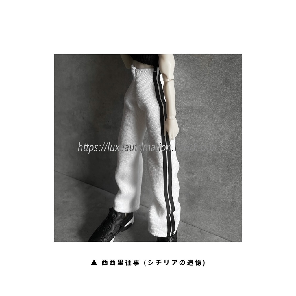 ［ 西西里往事 -シチリアの追憶‪- ］Line Jersey Pants / ラインジャージパンツ