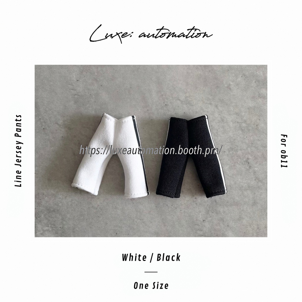 ［ ob11 ］Line Jersey Pants / ラインジャージパンツ オビツ11