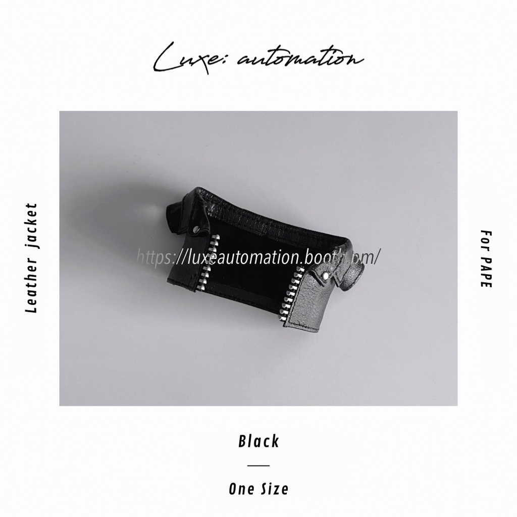 ［ にじぱぺ ］Leather jacket - にじぱぺ ぱぺぬい 用 ジャケット アウター 服