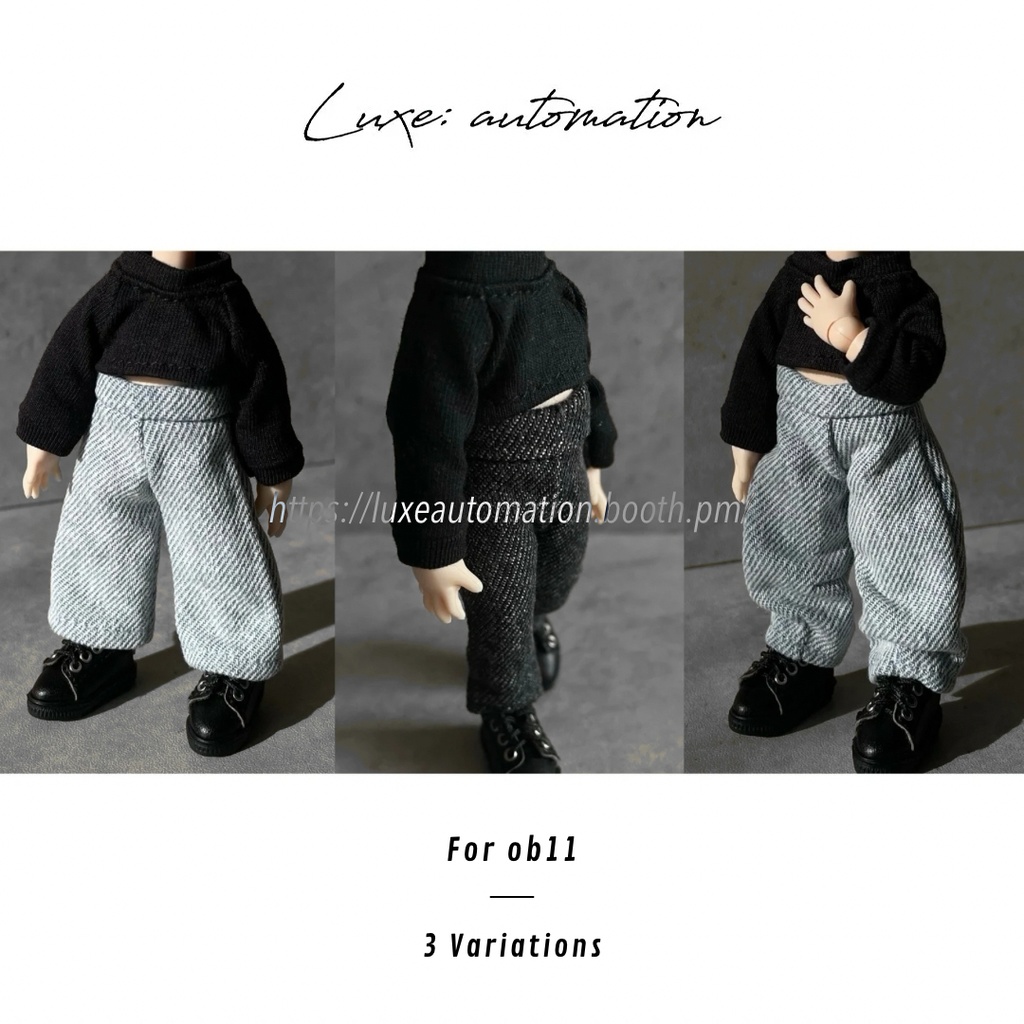 ［ ob11 ］Casual denim pants / カジュアルデニムパンツ オビツ11