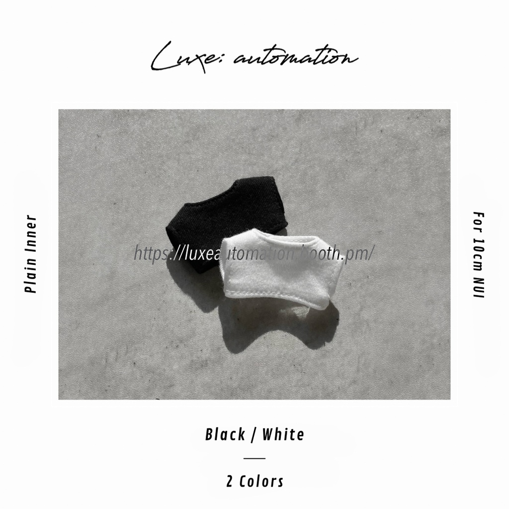 ［ 10cm NUI ］Plain inner - ぬい用 インナー 服