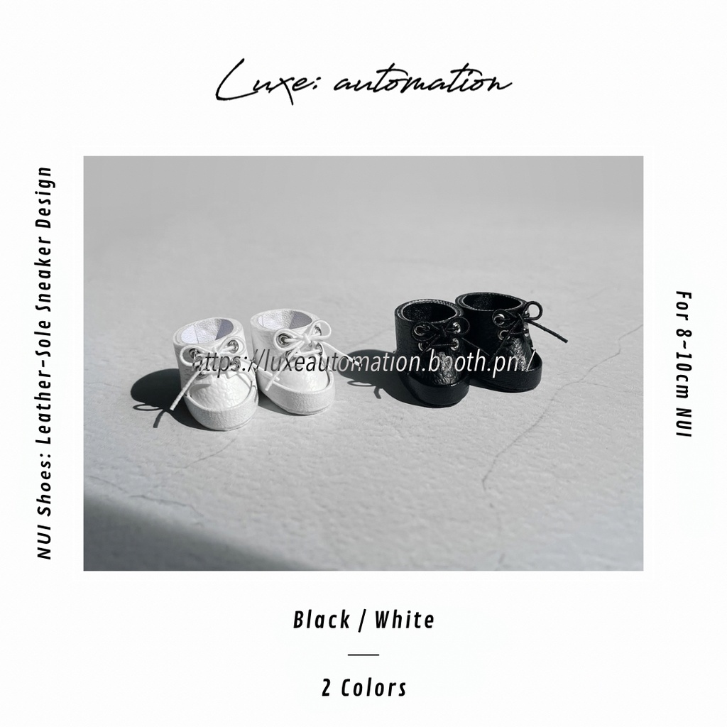 ［ 8~10cm Size ］本革ソールぬい靴 _Leather ｰ Sole Sneaker Design
