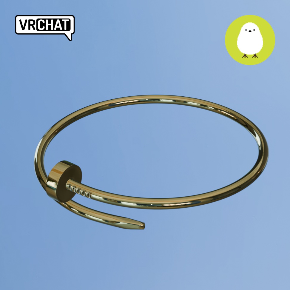 ３Dモデルブレスレット (Unclou 3D bracelet)