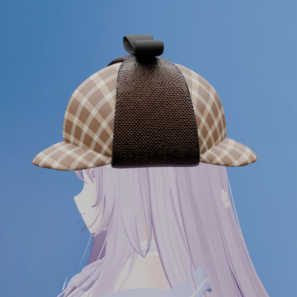 探偵3D帽子 (Detective 3D hat)