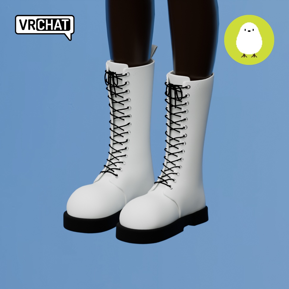 3D ロングブーツ (3D Long boots)