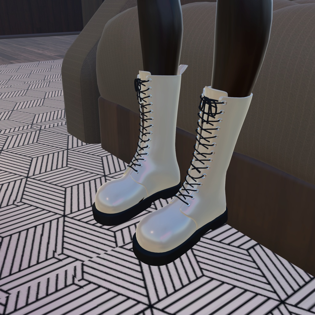 3D ロングブーツ (3D Long boots)