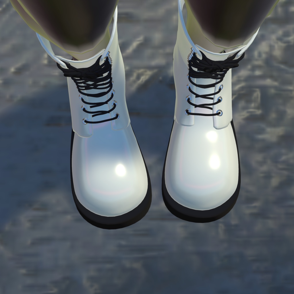 3D ロングブーツ (3D Long boots)