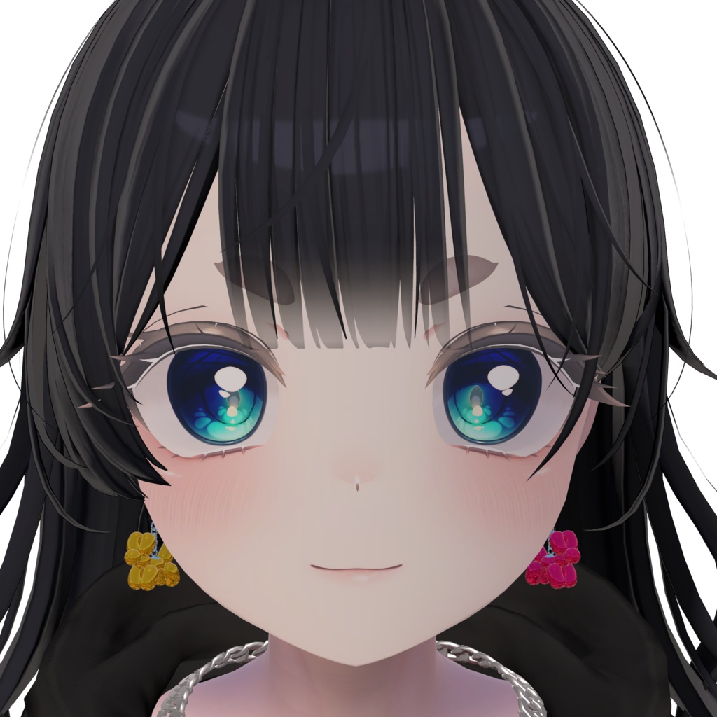 いぬころ風船3Dイヤリング (Balloon puppy 3D earring)