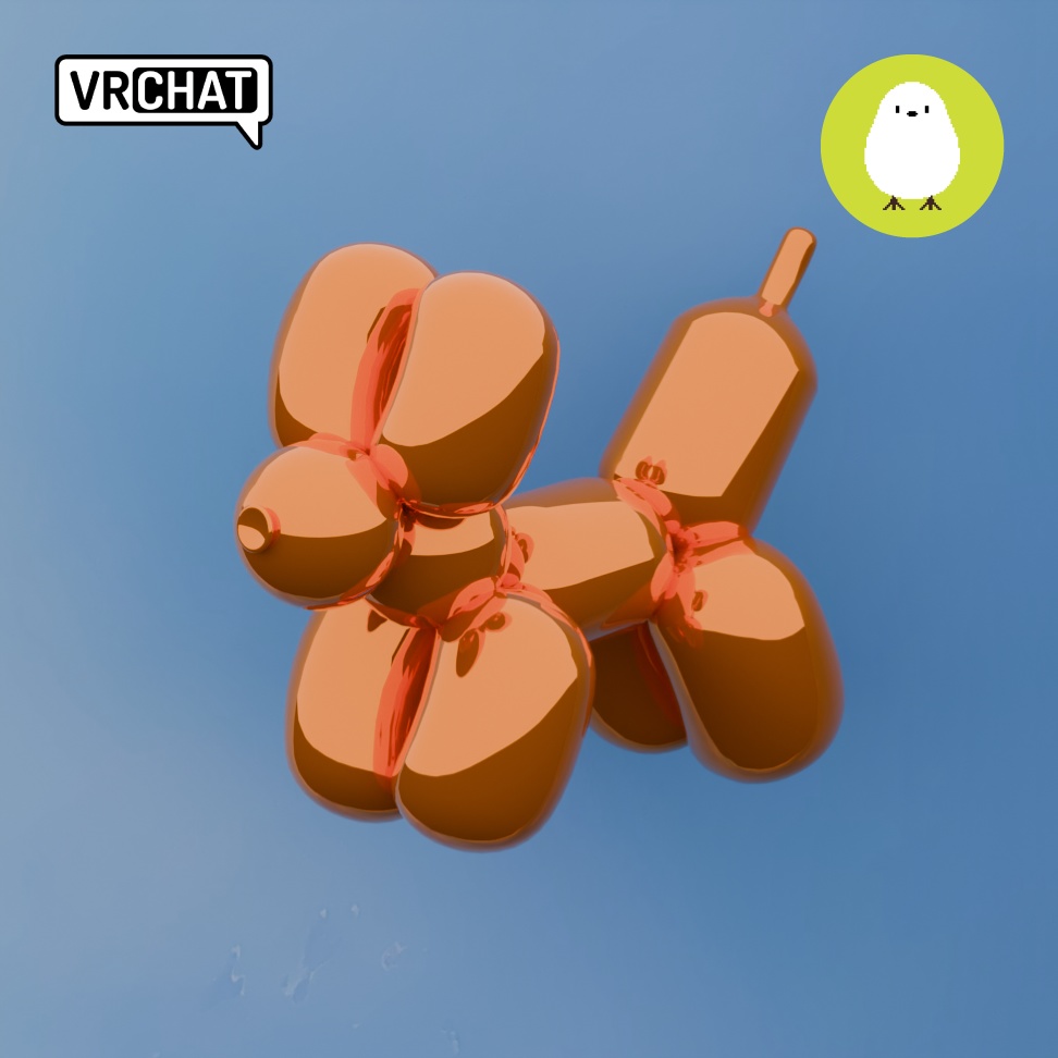 いぬころ風船3D帽子 (Balloon puppy 3D hat)