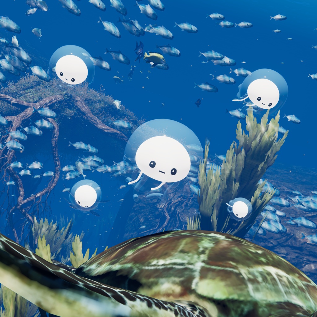 シルリング VRChat アバター (Siru-ring 3D VRChat Avatar)