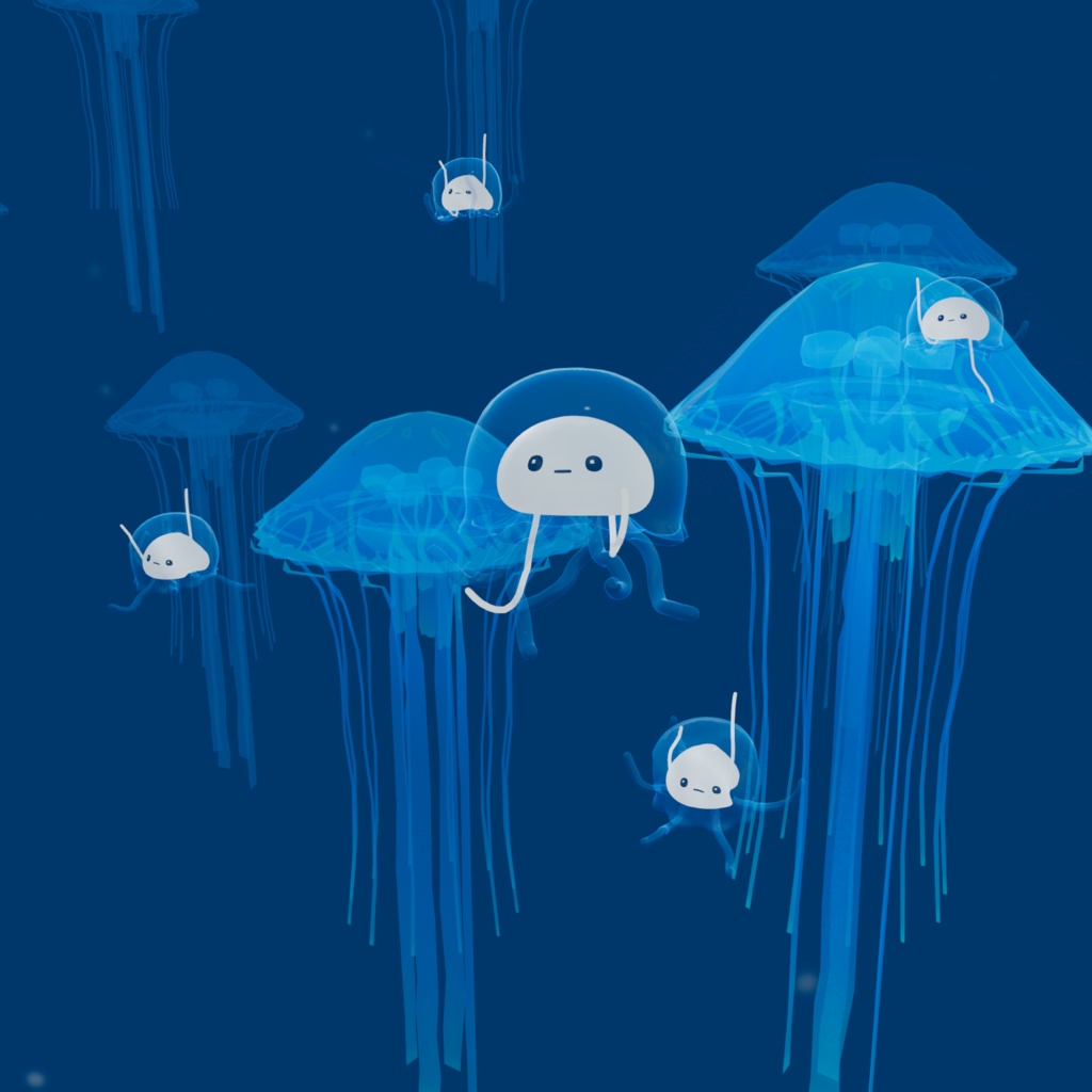 シルリング VRChat アバター (Siru-ring 3D VRChat Avatar)