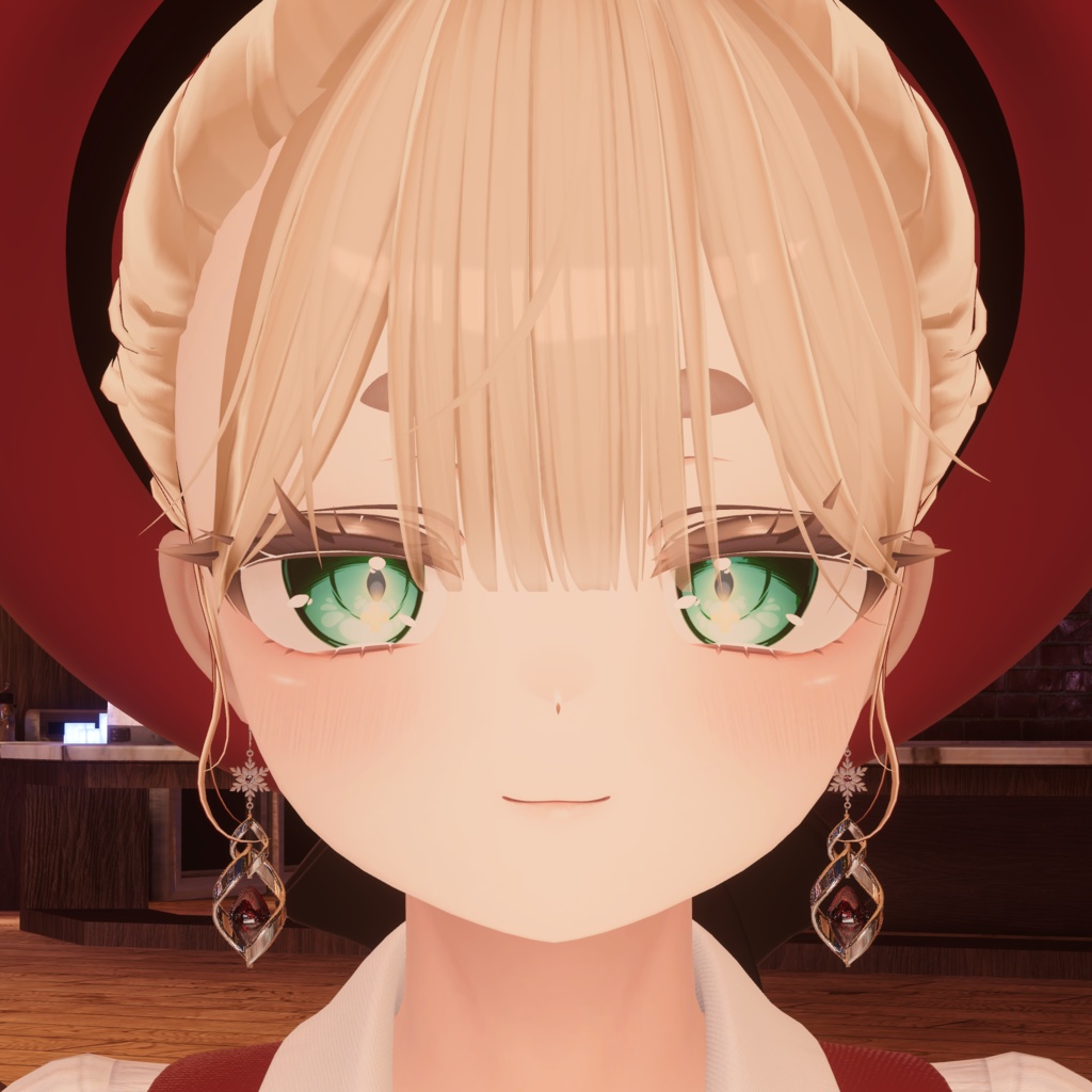 3D スノーイング イヤリング  (3D Snowing earring)