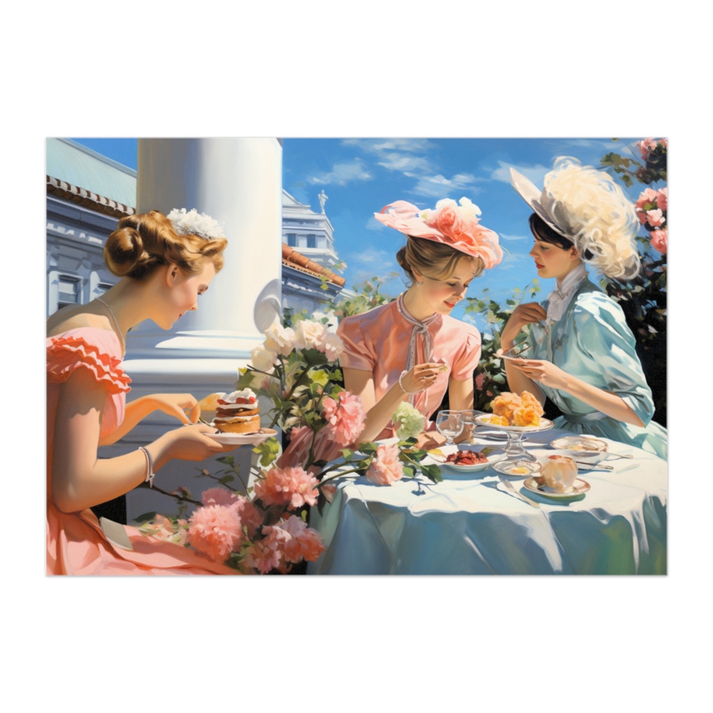 ポスター 午後のお茶会シリーズ2