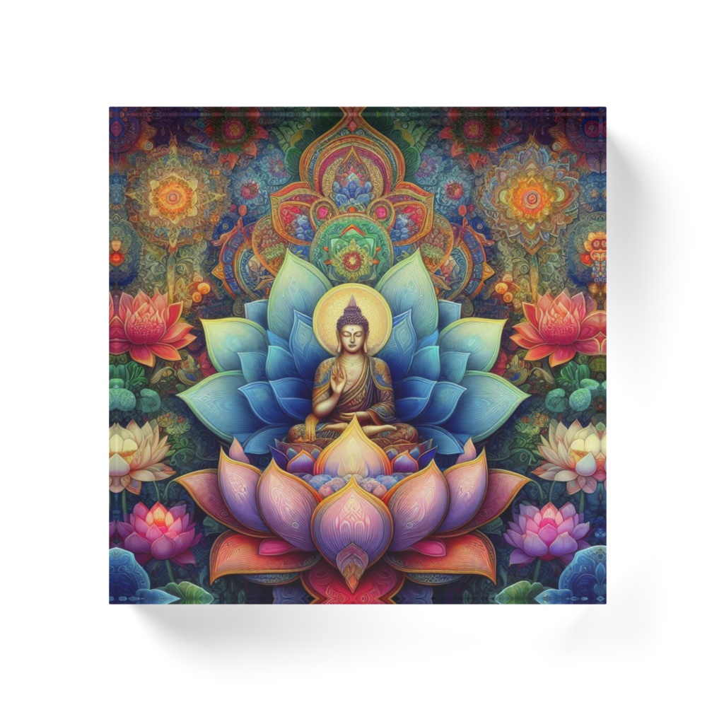 アクリルブロック 現代曼荼羅 Ver.1