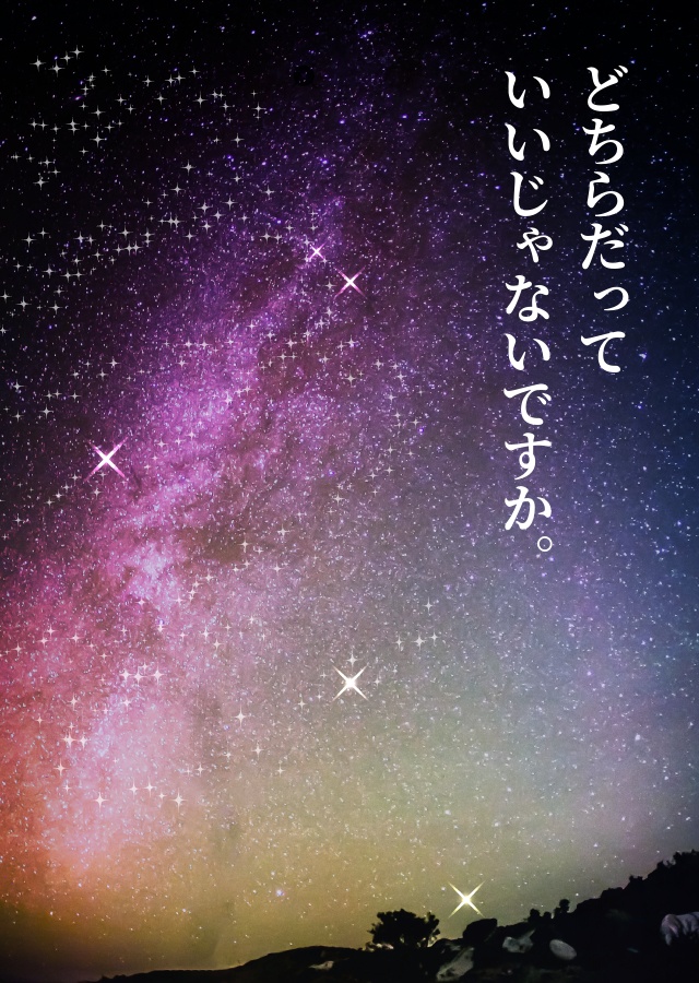 どちらだっていいじゃないですか。