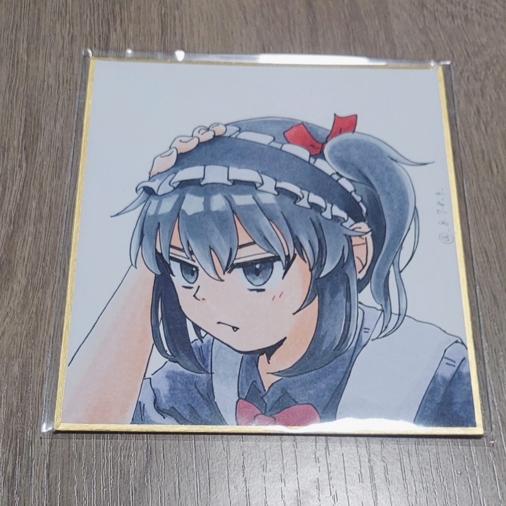 色紙(つららメイド)