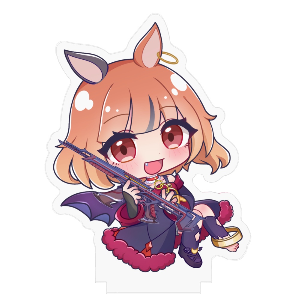 音波ルナミニキャラ銃担ぎ