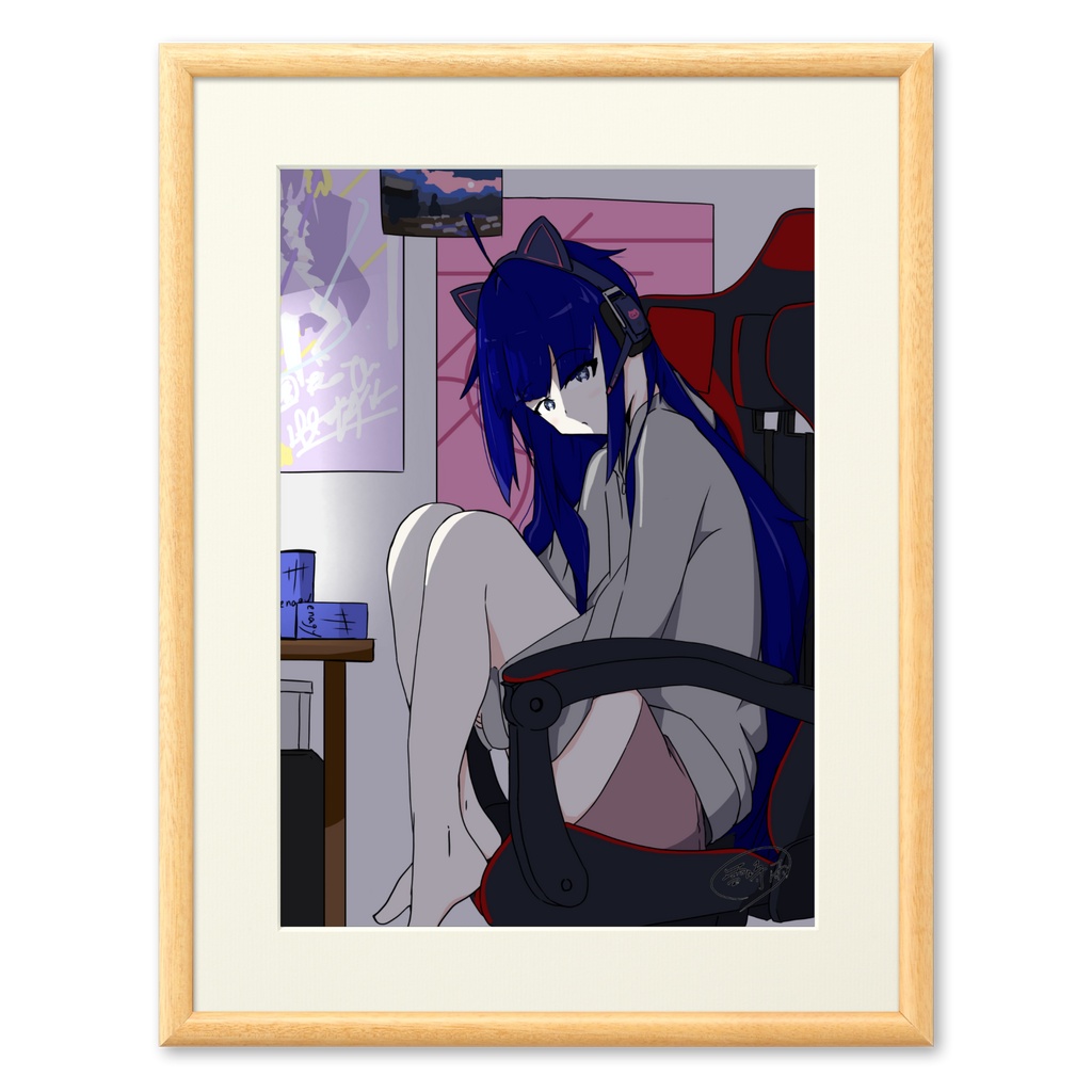 【複製画】碧星ありす（オリキャラ）