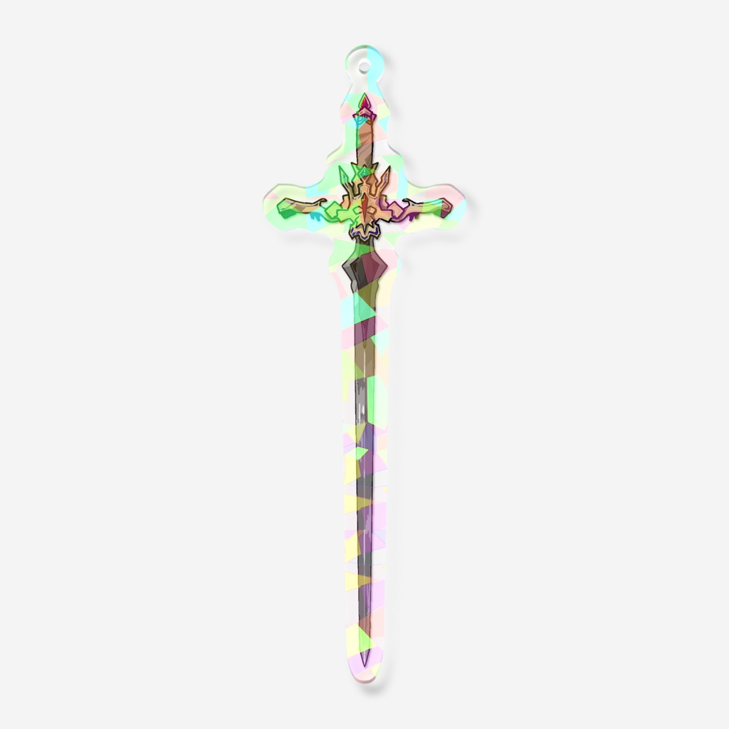 剣　ホログラムアクキー