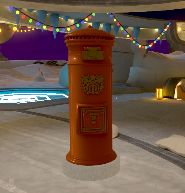 大正ロマン風ポスト(ハイポリバージョン)